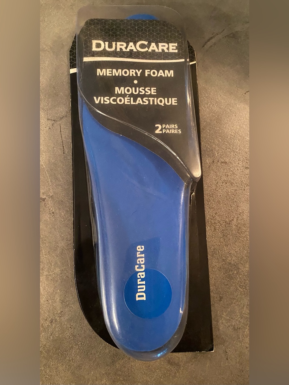 NWT DuraCare Memory Foam Insoles (1 Pair) – Trimmable SizeO/S